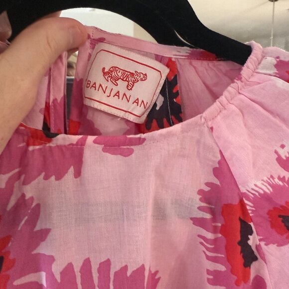 Anthropologie Banjanan Santos Blouse Size Medium Color Pink - Picture 4 of 8